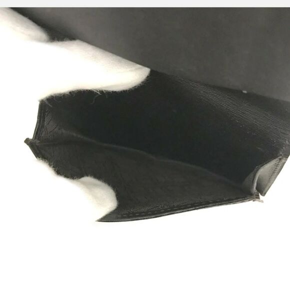 Dunhill Logo Black Leather Card Case EUC - Picture 6 of 7